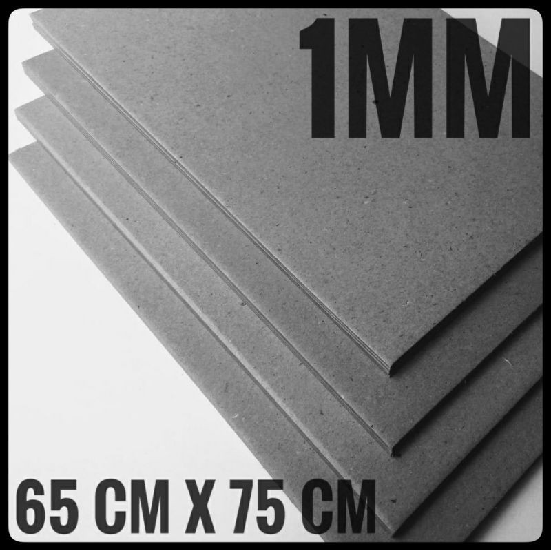 

KARTON BOARD NO 50 / 1 MM UK 65 CM X 75 CM ( ISI 5 LEMBAR )