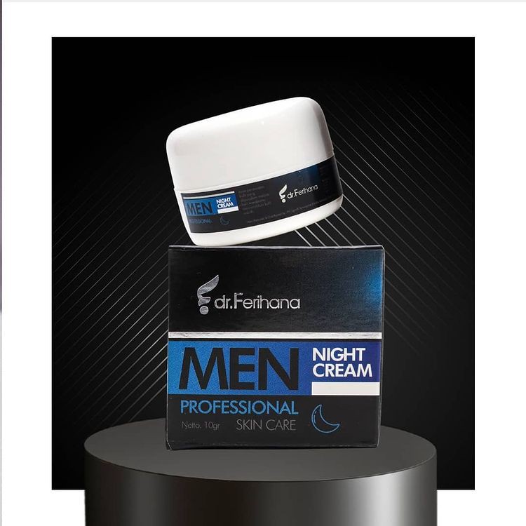 MEN PROFESSIONAL NIGHT CREAM - KRIM MALAM UNTUK PRIA