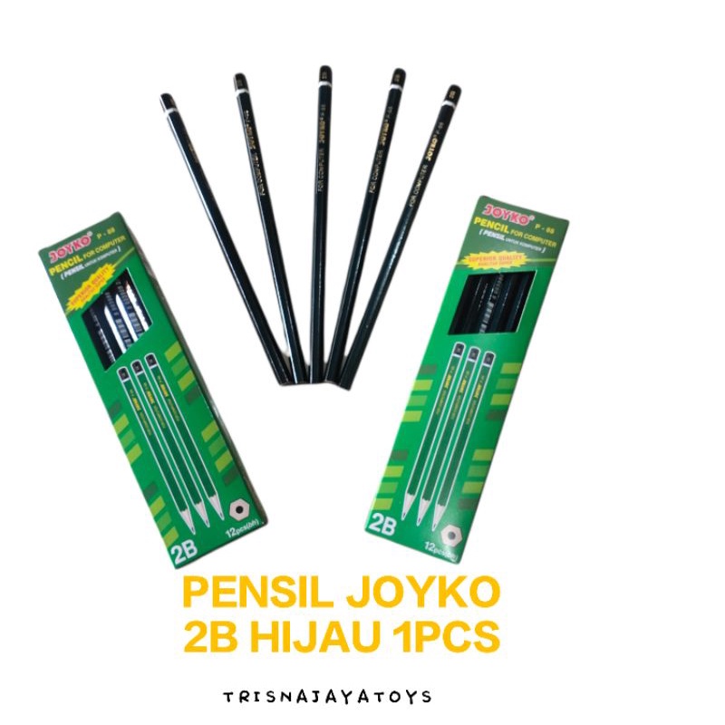 

PENSIL JOYKO 2B HIJAU 1PCS