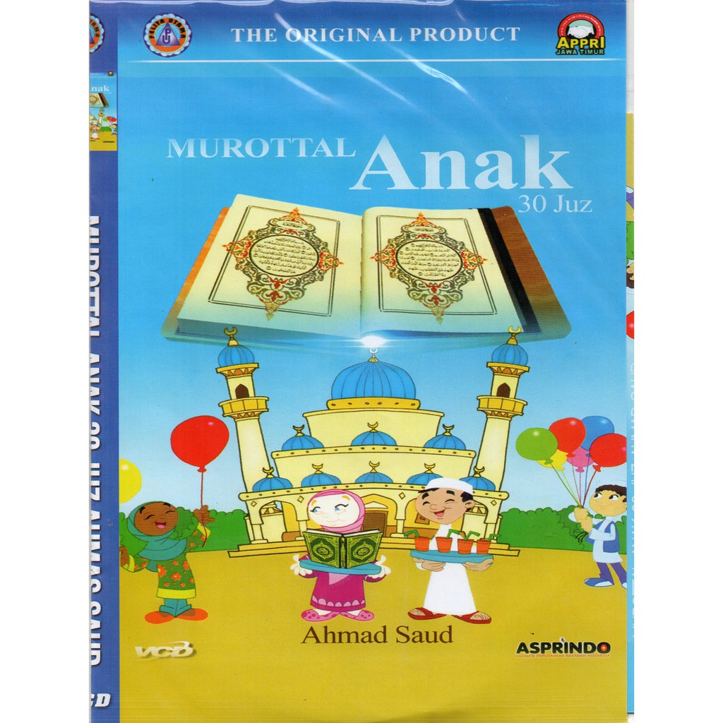 Original VCD Murattal Anak 30 Juz Bersama Ahmad Saud