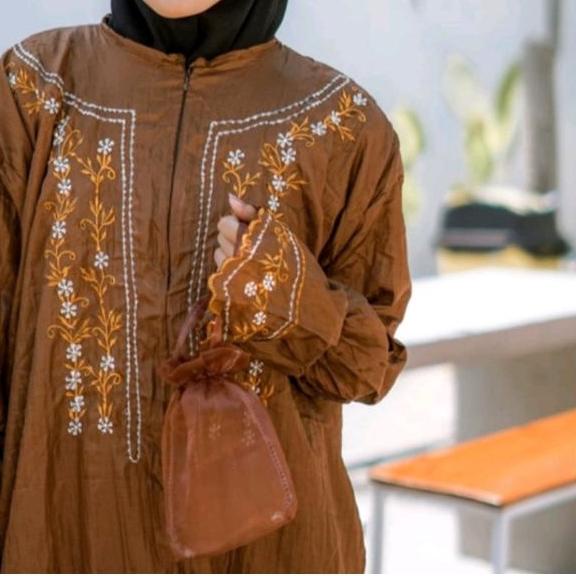 mukena parasut abaya terusan mukena tanpa kepala mukena traveling