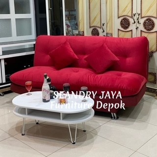 SOFA BED MINIMALIS/KURSI SANTAI/KEKINIAN/MODERN/BAGUS/SEANDRY JAYA FURNITURE DEPOK/KELAPA DUA/CIMANG