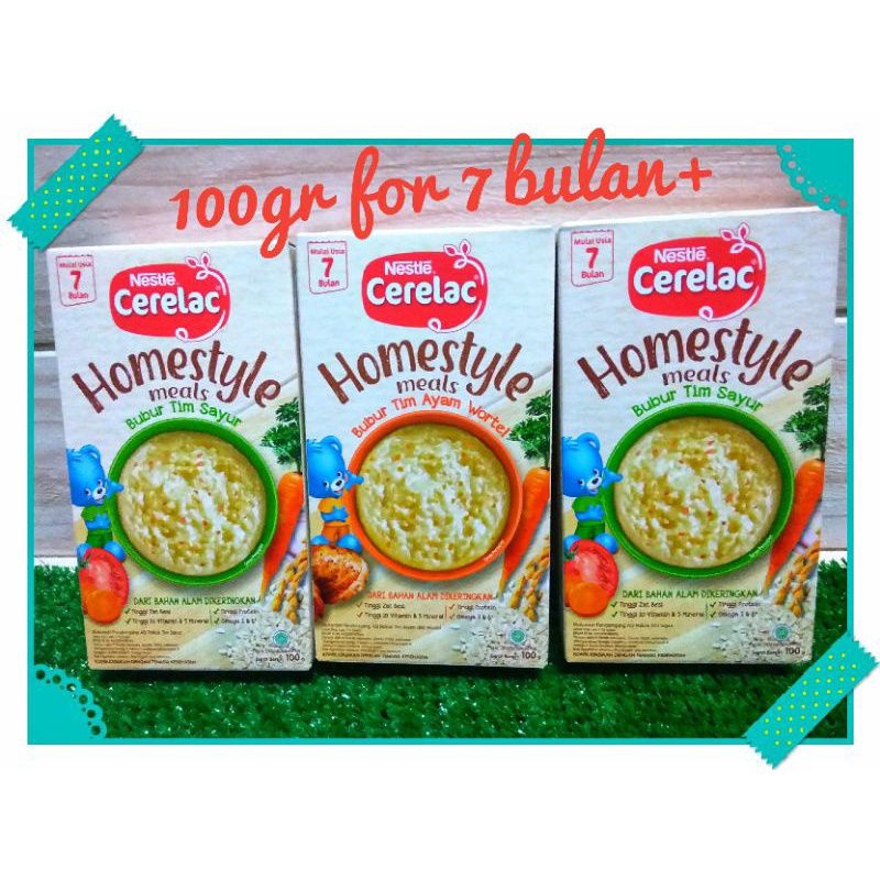 nestle cerelac homestyle meals 100g