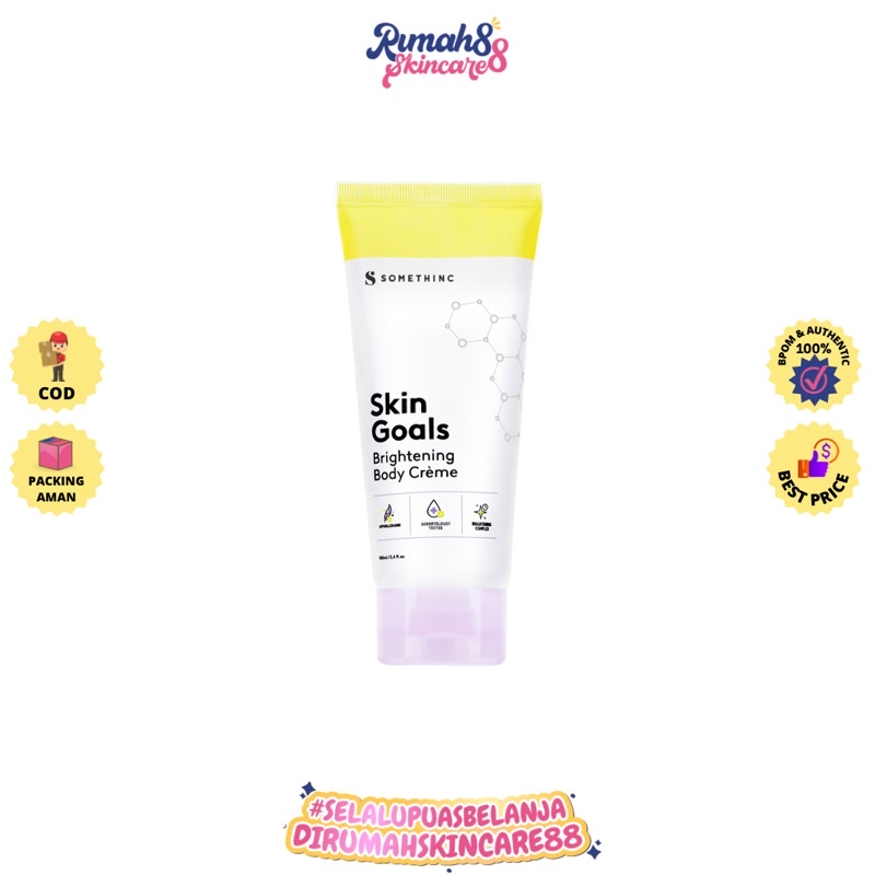 SOMETHINC SKIN GOALS Brightening Body Crème 100ml | Body Cream Somethinc Hand Body Lotion Somethinc Whitening Lotion
