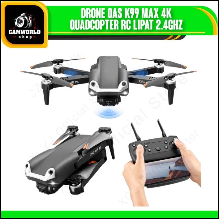 Drone Oas K99 Max 4K Drone Quadcopter Rc Lipat 2.4Ghz