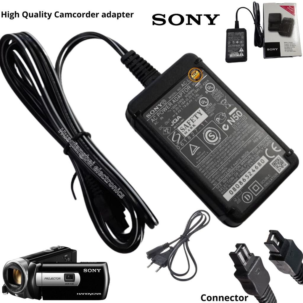 Charger Adaptor Handycam Camcorder Sony HDR-PJ600VE HDR-PJ710 HDR-PJ50V HDR-PJ710E HDR-PJ540E High Q
