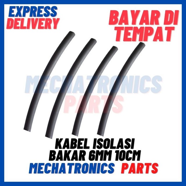 [DEV-9365] HEATSINK KABEL BAKAR KONEKTOR PENYAMBUNG KABEL ISOLASI BAKAR 6MM 10cm