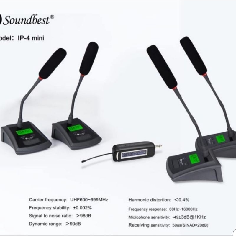 soundbest ip-4 mic meja podium soundbest ip-4 mic podium 4 mic original
