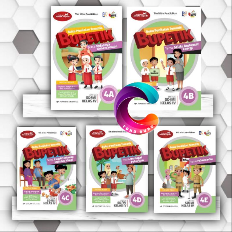 BUKU BUPETIK KELAS 4A 4B 4C 4D 4E 4F 4G 4H 4I ERLANGGA KURIKULUM 2013 REVISI TERBARU