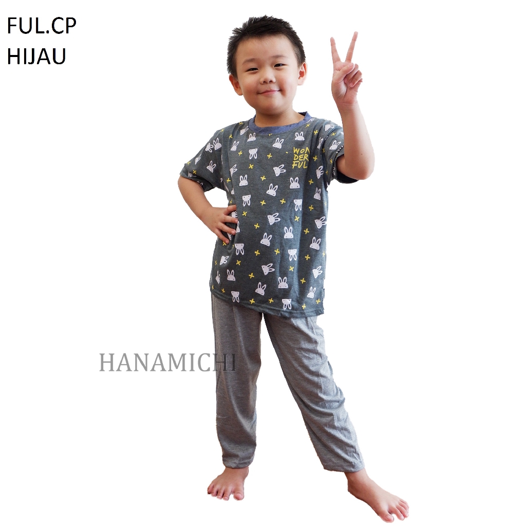 Hanamichi FUL.CP Baju Tidur Anak Lengan Pendek