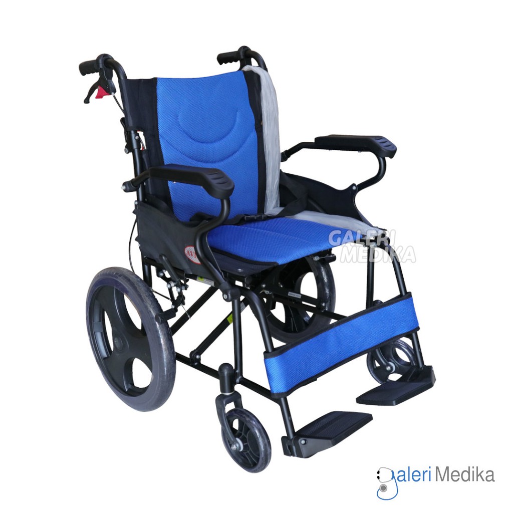 Kursi Roda Travel Avico Arjuna 871 / Travel Wheelchair Mudah Dilipat Praktis