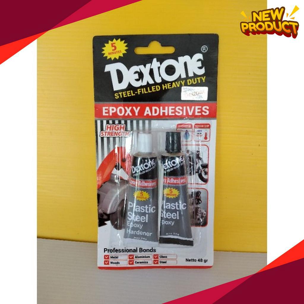 

PROMO SEMANGAT lem besi dextone 5 menit lem epoxy lem campur 48gram