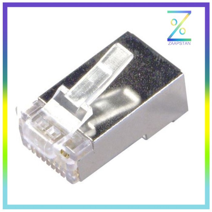 Kepala LAN RJ45 Cat5 Shielded 1 PCS - Transparent