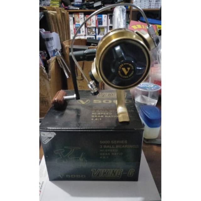 Reel /katrol pancing viking 3BB 5035,5040,5050,5060,5070,5080,5090
