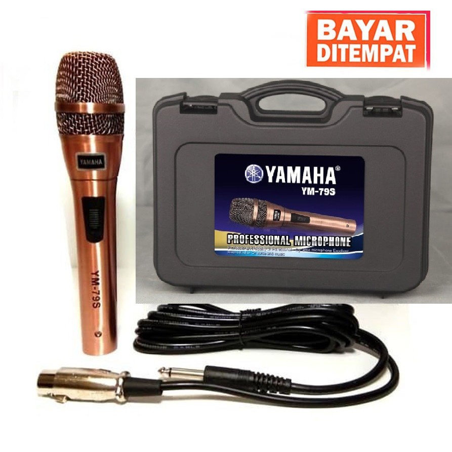 Yamaha Legendaris vocal microphone YM-79S -koper -gold -suara mantap