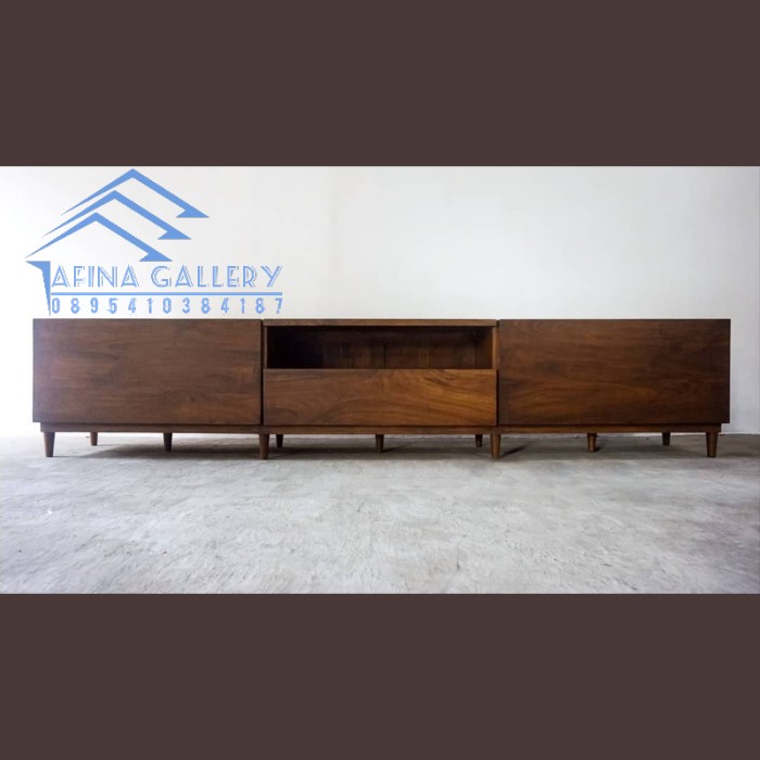 Buffet tv panjang meja tv minimalis meja tv modern meja tv jati solid