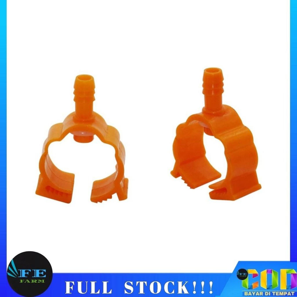 Sadle Connector TMO Konektor Pipa Menuju Selang Air Nipple Drinker Ayam Puyuh FEFARM