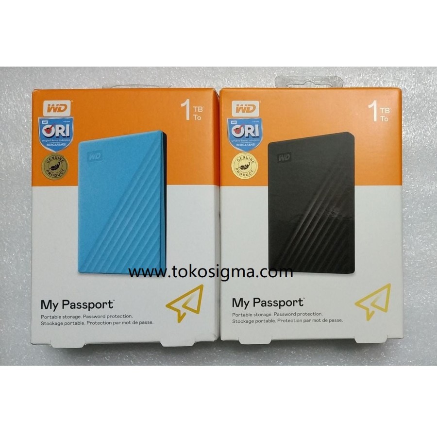 WD MY PASSPORT ULTRA PORTABLE HARD DRIVE HDD EXTERNAL USB3.0 - 1TB