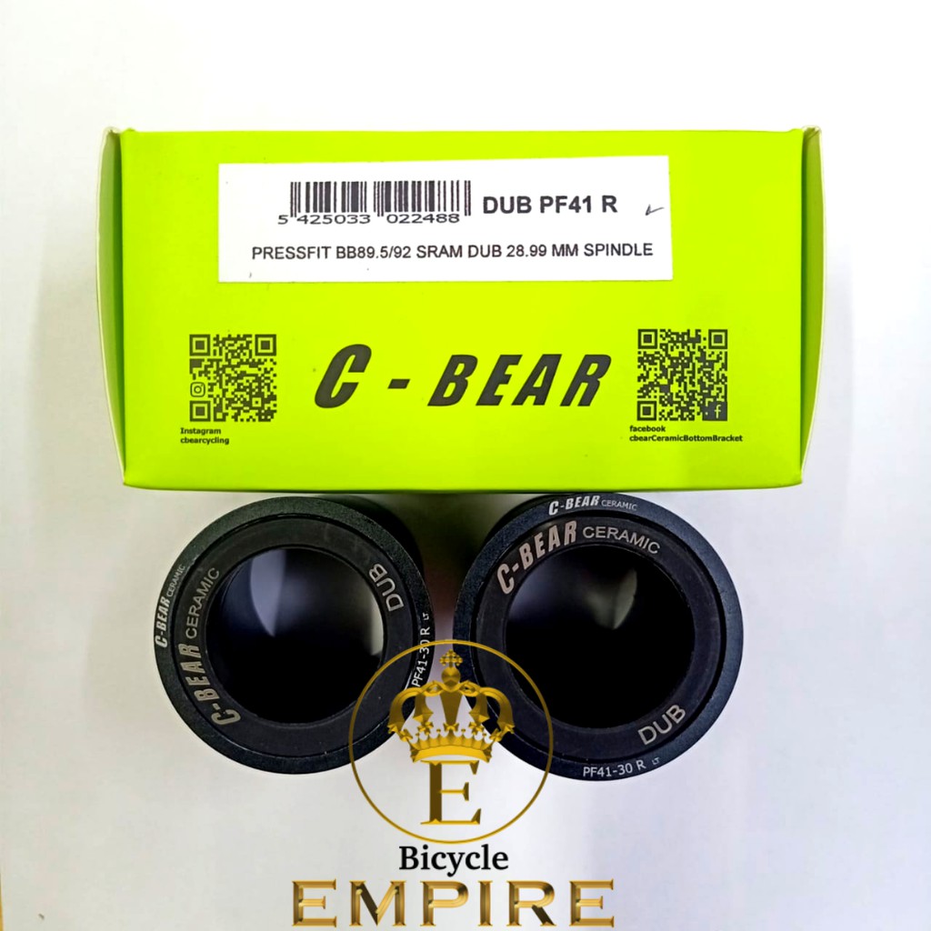 BB Bottom Bracket Ceramic C bear Cbear  Bottom Bracket DUB PF41 R BB86 BB92 28.99mm Bicycle Empire