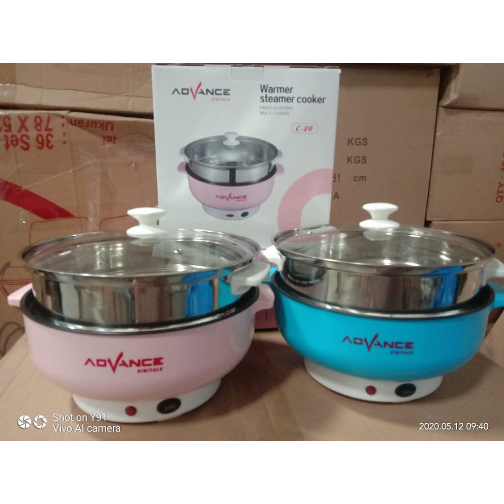 Panci Warmer Steamer Cooker Advance C26 | panci elektrik C26