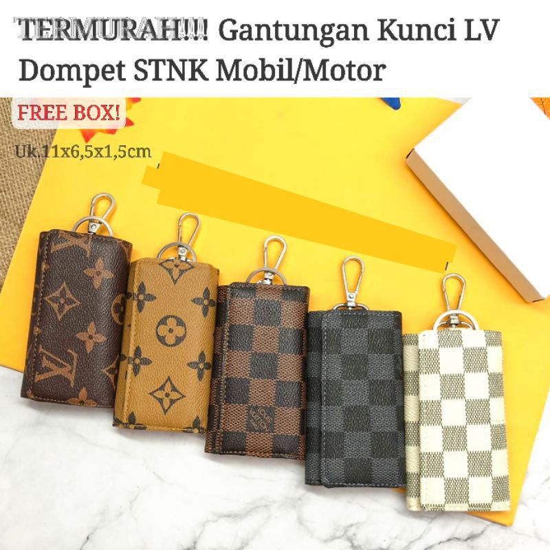 Dompet STNK Pakai Box Dompet Gantungan Kunci Mobil Motor Stnk Grosir