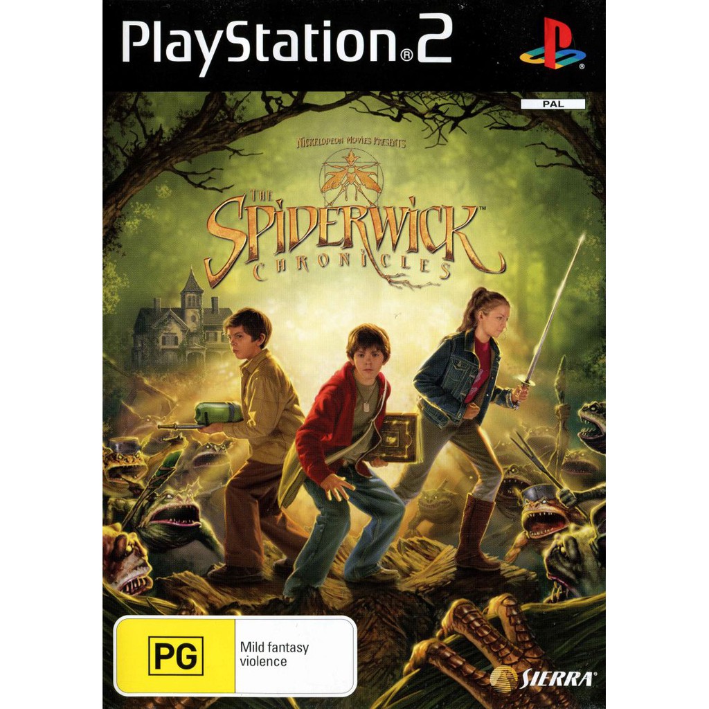 DVD Kaset Game PS2 The Spiderwick Chronicles
