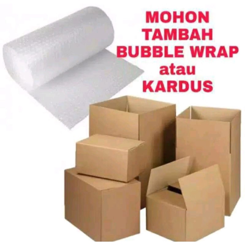 

tambahan kardus+buble warp