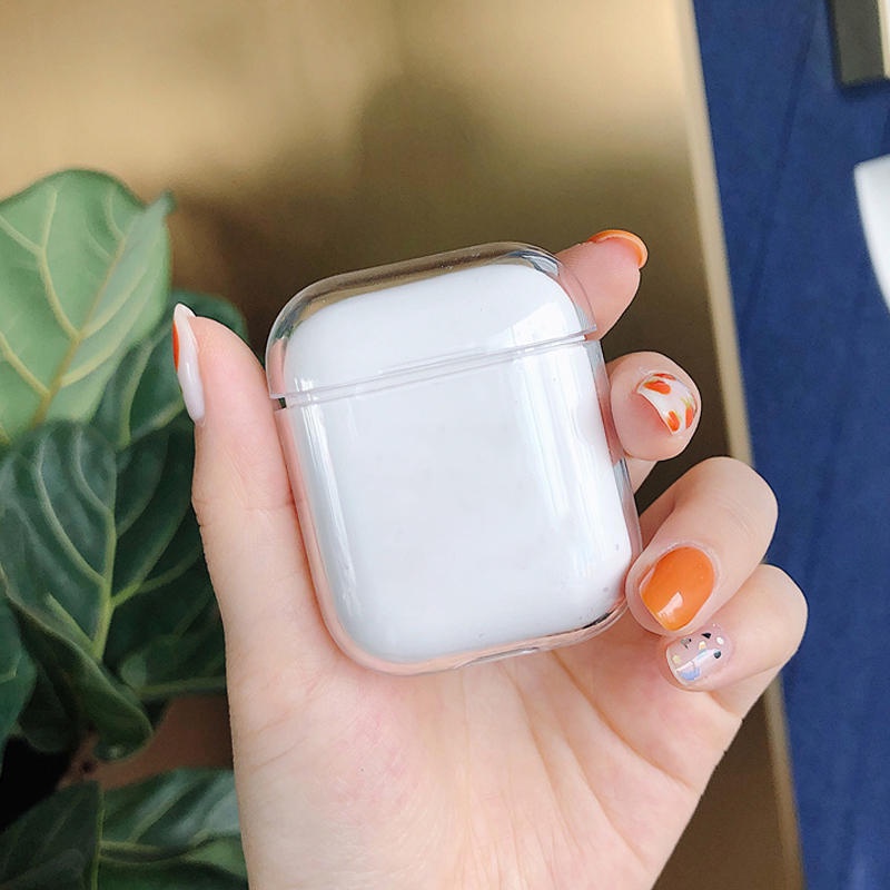 Case AirPods Pro Gen 3 2 1  Casing Clear Bening Cover Crystal Transparan Mika Silicon Pelindung