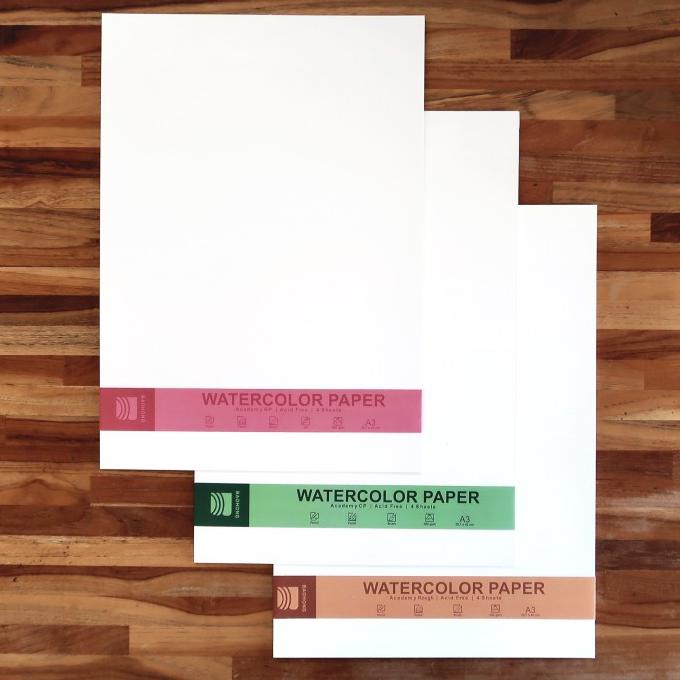 

(BISA COD) Baohong Academy Watercolor Paper 300gsm A3 TERMURAH Kode 1443