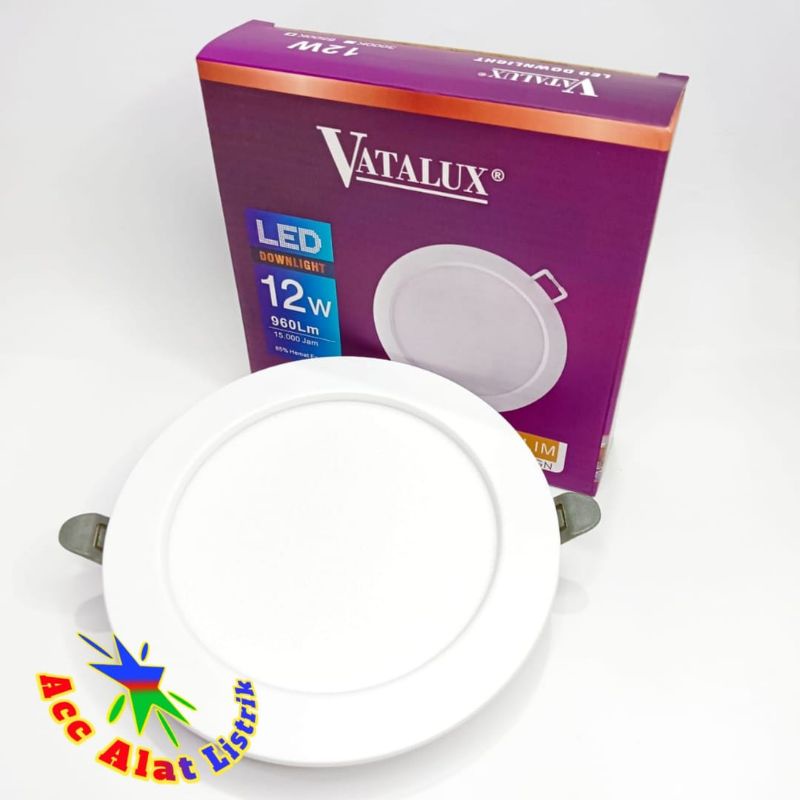 LED Downlight 12 watt Lampu LED Panel Light IB VATALUX