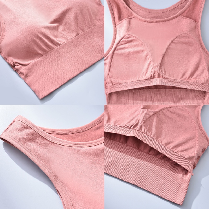 Retaily BRA517 Pakaian Dalam Wanita Bra Tanpa Kawat Sport Bra Gym Push Up Bra Wanita Bra Olahraga