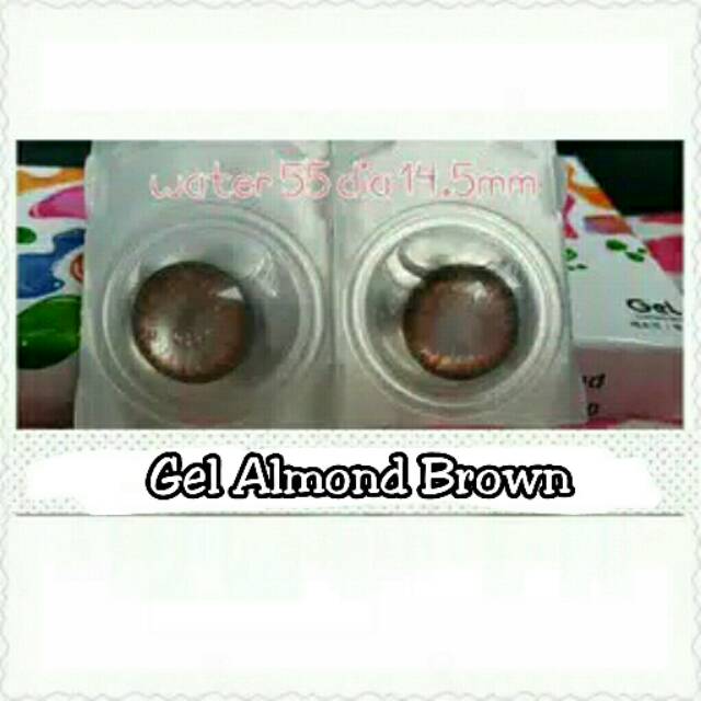 SOFTLENS TOPGEL ALMOND BROWN 14.5mm MINUS -050 S/D -10.00