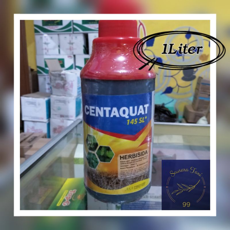 Herbisida Centaquat 145SL Kemasan 1Liter Bahan Aktif : Paraquat g/l