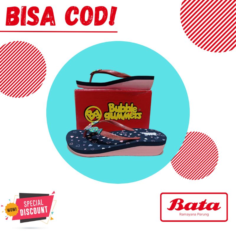 PROMO BISA COD Sandal Jepit Anak Perempuan Bubble Gummers / Sandal Anak Bata / Sandal Anak Cewek Bag
