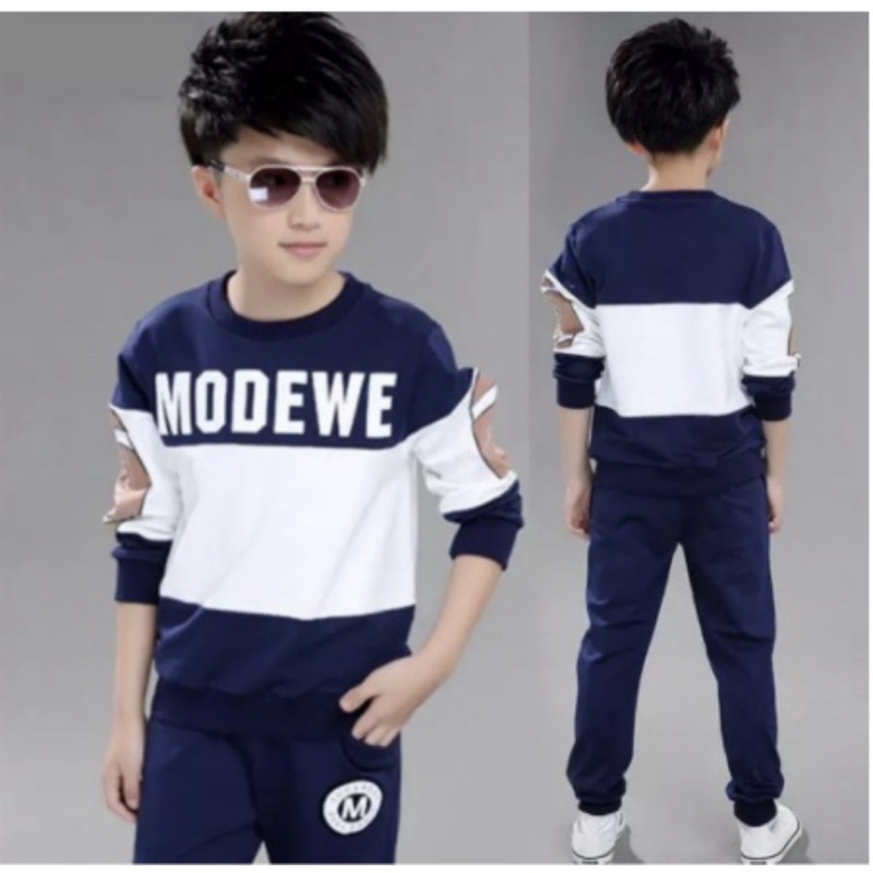 set anak PROMO SETELAN SWEATER ANAK LAKI LAKI 1-5 TAHUN GROSIR