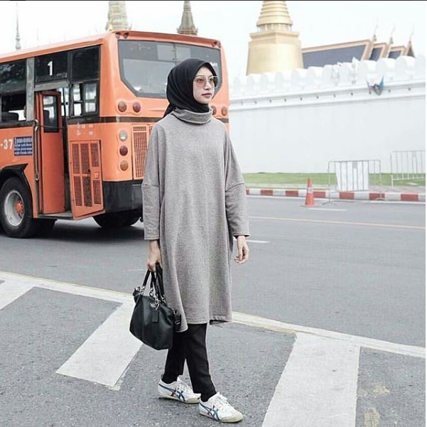 baju wanita || tunik murah || baju remaja || Grey tunik