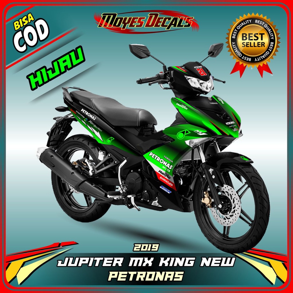 decal jupiter mx king 150 new petronas hijau full body - spec C