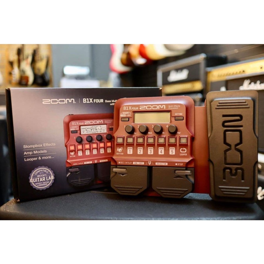 Multi Efek Bass Zoom B1X FOUR / Zoom B1XFour Original