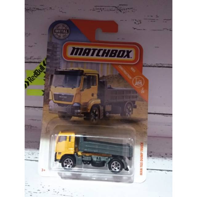 matchbox man tgs dump truck