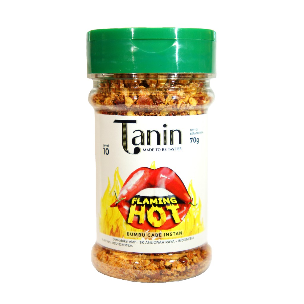 

Tanin - Level 10 Sambal Tabur Flaming Hot