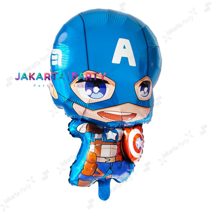 Balon Foil Captain Amerika #2 / Balon Karakter Captain Amerika