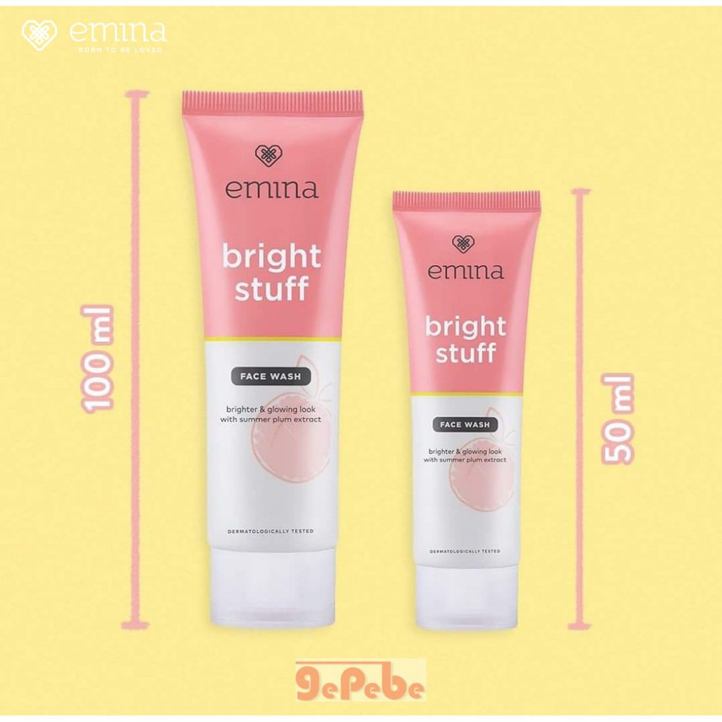 Emina Bright stuff Face Wash 50ml &amp; 100ml