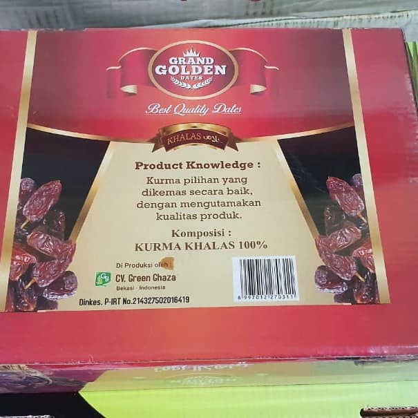 

Kurma Terbaru - Kurma Golden Dates 1X 10 Pack, 10 Kg