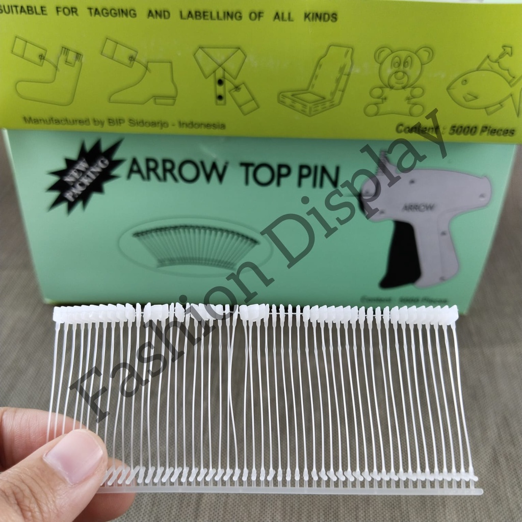 Isi 5000 pcs Arrow Pin aplastik Label Bandrol Harga Merk Isi Refill Tag Gun 35cm-BKS J