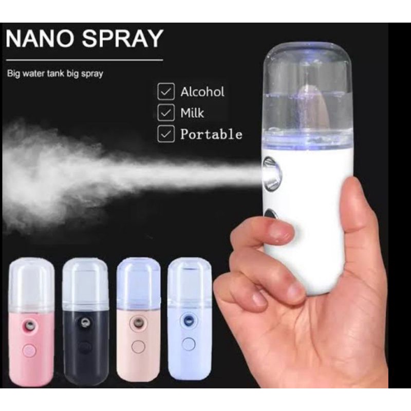 Nano spray portabel mist sprayer pelembab wajah mini usb