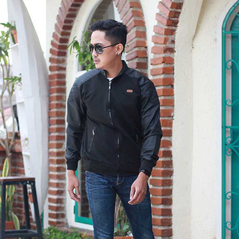 Jaket Kasual Pria / Casual Bomber Distro Premium Original