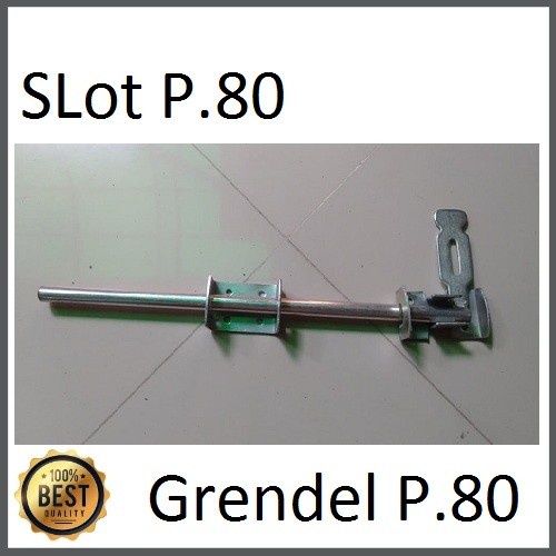 Slot Grendel Pintu Pagar Besi Gebyog Panjang 80Cm Berkualitas