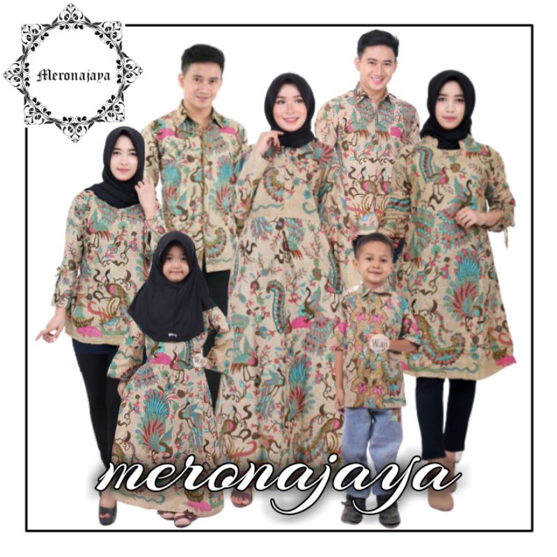 MERONAJAYA - Seragam Gamis Batik Couple Harga Satuan Terlaris Best Seller