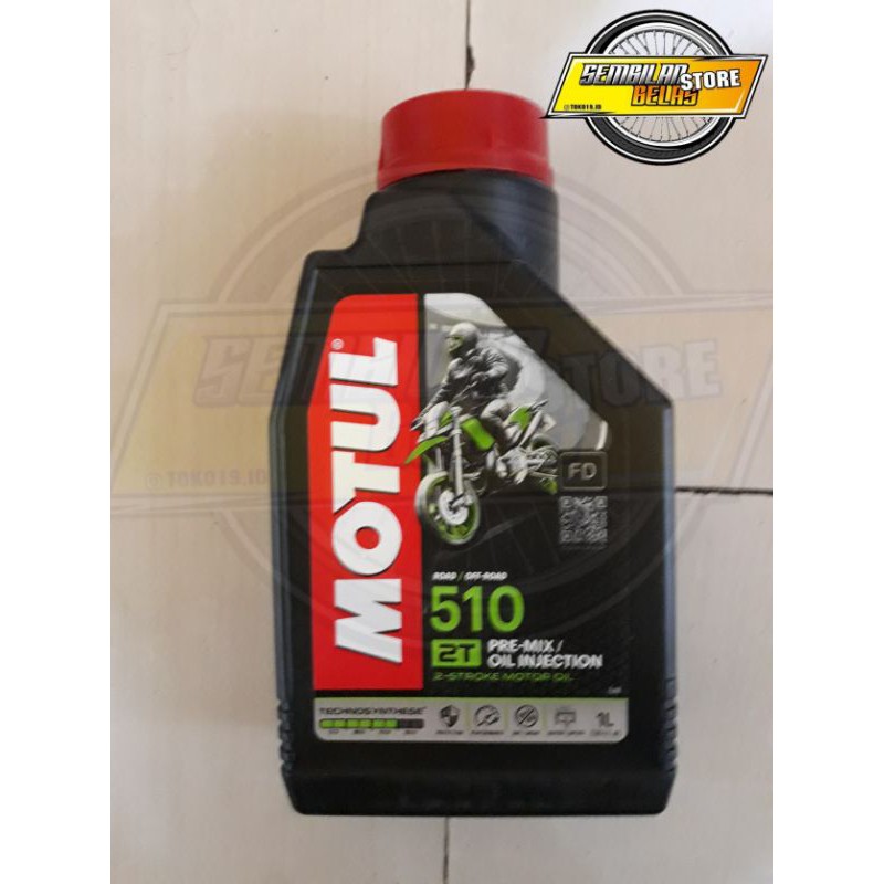 oli oil MOTUL 2TAK 510 kemasan baru oli samping 2 tak