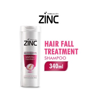 ZiNC Hair Fall Treatment Shampoo 340ml Japanese Gingseng Complex Zing PT-O Anti Dandurff 99% ketombe berkurang